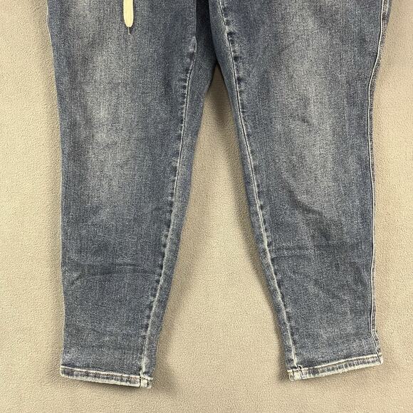 Judy Blue Pants Mens 18W Blue Gobble 2.0 High Waist Elastic Denim Joggers - Picture 3 of 12